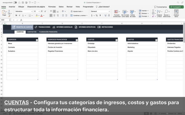 Cuentas por cobrar